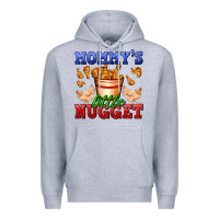 Heather Grey mommy's little nugget Premium Hoodie - AdoDesignShop