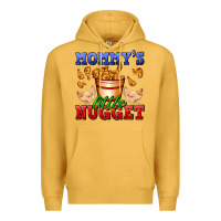 Mustard mommy's little nugget Premium Hoodie - AdoDesignShop
