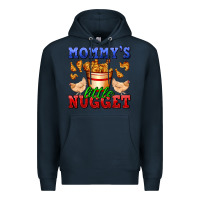 Navy mommy's little nugget Premium Hoodie - AdoDesignShop