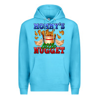 Ocean Blue mommy's little nugget Premium Hoodie - AdoDesignShop