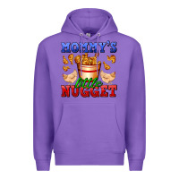 Purple mommy's little nugget Premium Hoodie - AdoDesignShop