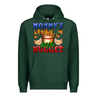 Sports Green mommy's little nugget Premium Hoodie - AdoDesignShop