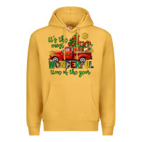 Mustard its the most wonderful time of the year Premium Hoodie - AdoDesignShop