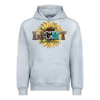 Heather Grey be the light matthew Urban Hoodie - NancyCooperArtShop