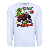 White ready to crush preschool Premium Sweatshirt - Zillion Design Studio