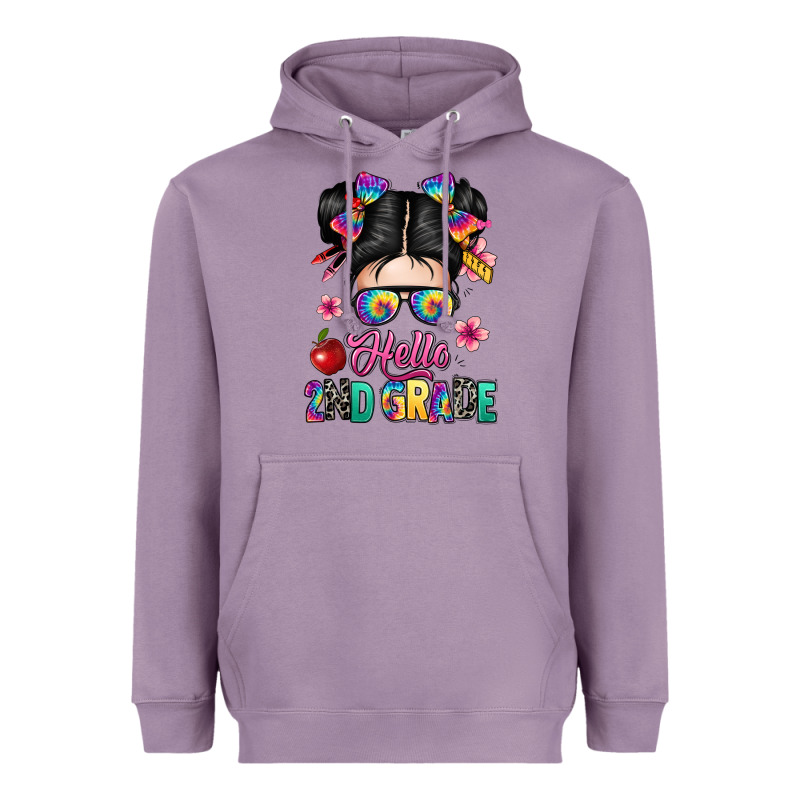 Hello Second Grade Kid Heavyweight Hoodie by texasbilliewilder | Teevron