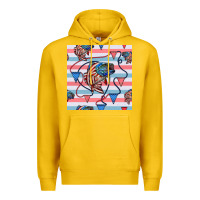 Lemon american flag bass Premium Hoodie - BundleAndBundleShop