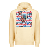 Pina Colada american flag bass Premium Hoodie - BundleAndBundleShop