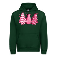 Forest Green pink Christmas cakes Urban Hoodie - Jasminsmagicworld
