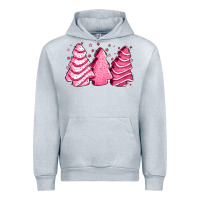 Heather Grey pink Christmas cakes Urban Hoodie - Jasminsmagicworld