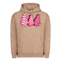 Pigment Burro pink Christmas cakes Urban Hoodie - Jasminsmagicworld