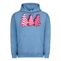 Pigment Pebble Blue pink Christmas cakes Urban Hoodie - Jasminsmagicworld