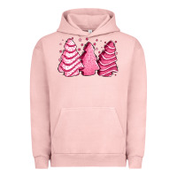 Pigment Salmon pink Christmas cakes Urban Hoodie - Jasminsmagicworld