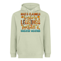 Boots Flannels Bonfires Leggins Football Heavyweight Hoodie | Teevron