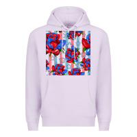 Lilac patriotic roses Premium Hoodie - BundleAndBundleShop
