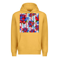 Mustard patriotic roses Premium Hoodie - BundleAndBundleShop