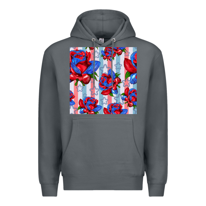Patriotic Roses Premium Hoodie by BundleAndBundleShop | Teevron