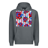 Rock patriotic roses Premium Hoodie - BundleAndBundleShop