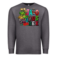 Charcoal Heather taco saurus rex Premium Sweatshirt - CTS Tumbler Store