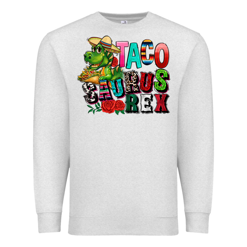 Taco Saurus Rex Premium Sweatshirt by CTS Tumbler Store | Teevron