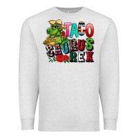 Oatmeal Heather taco saurus rex Premium Sweatshirt - CTS Tumbler Store