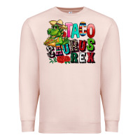 Pale Pink taco saurus rex Premium Sweatshirt - CTS Tumbler Store