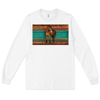 White western horse serape tooled leather leopard  sippy cup Long Sleeve Tee - BarkalooDesign