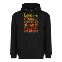 Black bonfires flannels s'mores campfires and pumpkins Heavyweight Hoodie - Zillion Design Studio