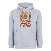 Heather Grey bonfires flannels s'mores campfires and pumpkins Heavyweight Hoodie - Zillion Design Studio