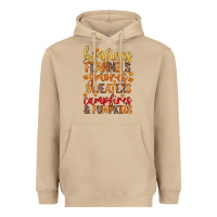 Mushroom bonfires flannels s'mores campfires and pumpkins Heavyweight Hoodie - Zillion Design Studio