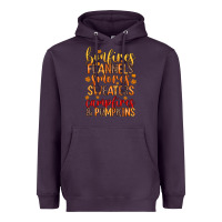 Plum bonfires flannels s'mores campfires and pumpkins Heavyweight Hoodie - Zillion Design Studio