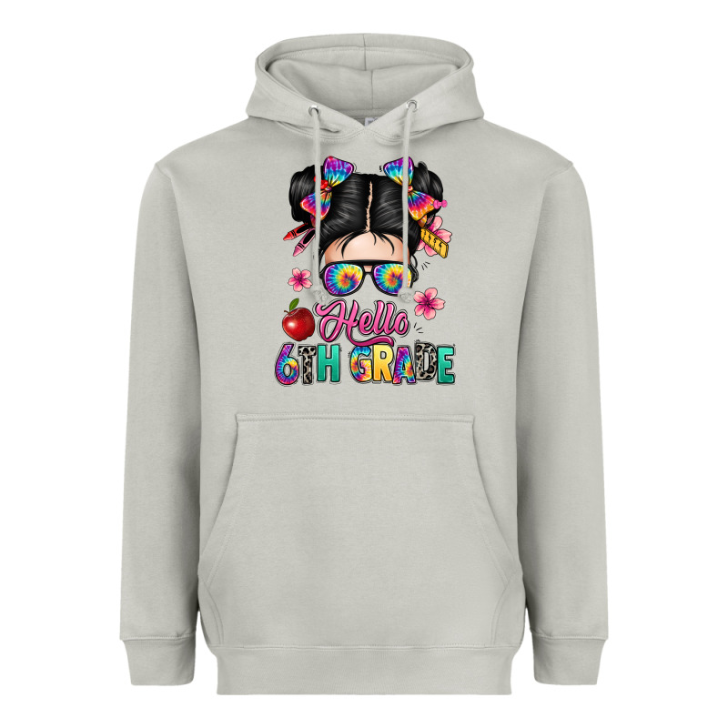 Hello Sixth Grade Kid Heavyweight Hoodie by texasbilliewilder | Teevron