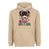 Mushroom hello sixth grade kid Heavyweight Hoodie - texasbilliewilder