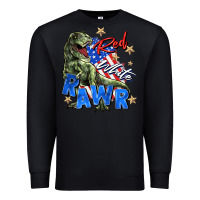 Black red white rawr Premium Sweatshirt - Zillion Design Studio