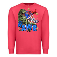 Cardinal red white rawr Premium Sweatshirt - Zillion Design Studio