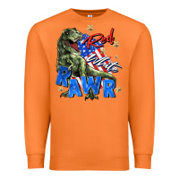 Carrot red white rawr Premium Sweatshirt - Zillion Design Studio
