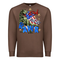 Chestnut red white rawr Premium Sweatshirt - Zillion Design Studio