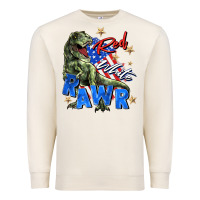 Sandshell red white rawr Premium Sweatshirt - Zillion Design Studio