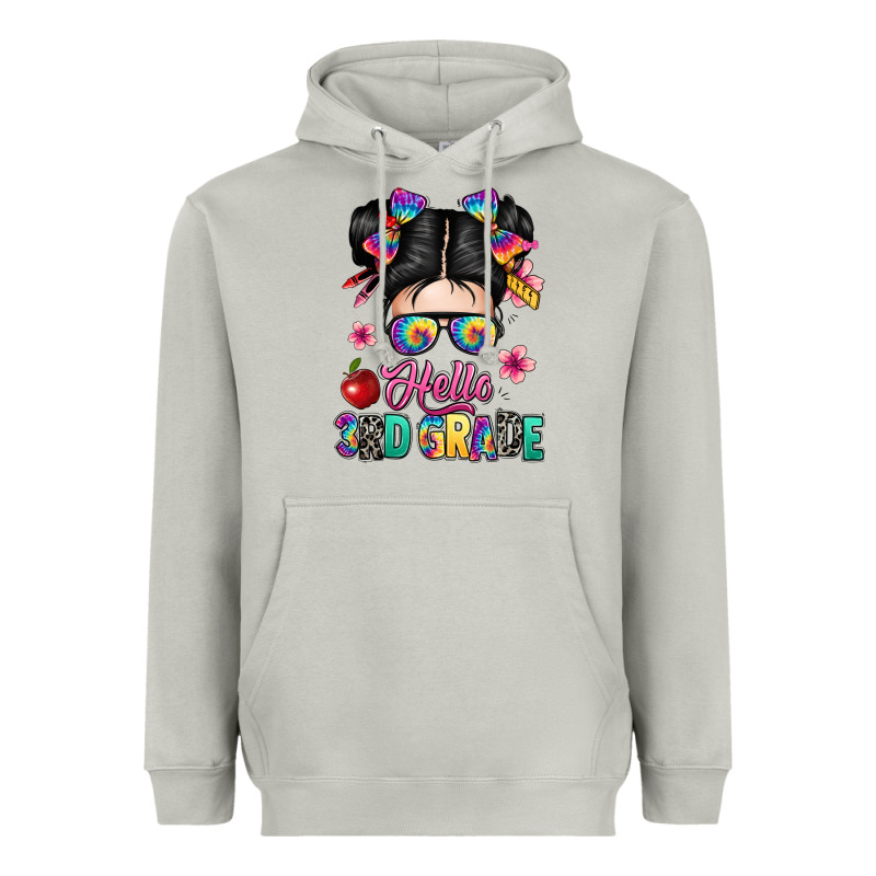Hello Third Grade Kid Heavyweight Hoodie by texasbilliewilder | Teevron