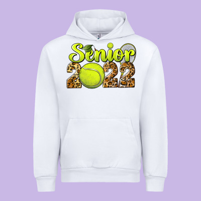 Tennis Senior 2022 Urban Hoodie Designed By Barkaloodesign
