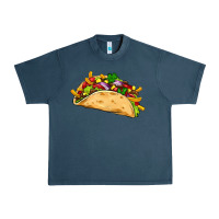 Midnight Navy mexican taco Urban Heavy Tee - Artiststas