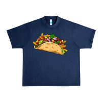 Navy mexican taco Urban Heavy Tee - Artiststas