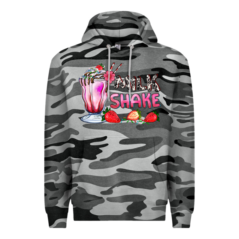 Milkshake With Strawberry Premium Hoodie by AdoDesignShop | Teevron