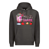 Smoke milkshake with strawberry Premium Hoodie - AdoDesignShop