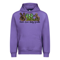 Tulip Peace Love Baby Gorilla Urban Hoodie - LillyAllenDesigns