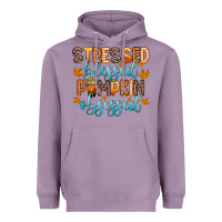 Lavender stressed blessed pumpkin obsessed Heavyweight Hoodie - Zillion Design Studio