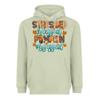 Matcha stressed blessed pumpkin obsessed Heavyweight Hoodie - Zillion Design Studio