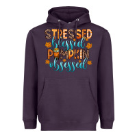 Plum stressed blessed pumpkin obsessed Heavyweight Hoodie - Zillion Design Studio