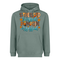Sage stressed blessed pumpkin obsessed Heavyweight Hoodie - Zillion Design Studio