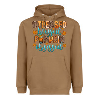 Toasted Coconut stressed blessed pumpkin obsessed Heavyweight Hoodie - Zillion Design Studio